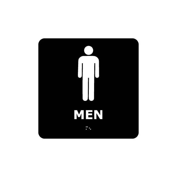 Graphic Braille Sign - Men - Black